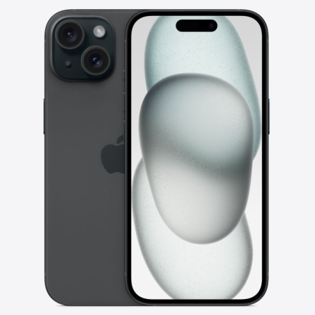 iPhone 15 128 Go Noir - Grade AB avec boîte et câble — Reconditionné Garanti 12 mois · Smarty Paris